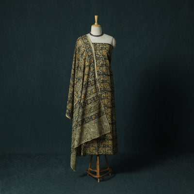Pedana hand block print natural dyed cotton kalamkari 2pc