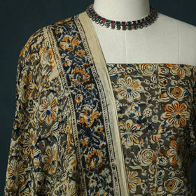 Pedana hand block print natural dyed cotton kalamkari 2pc