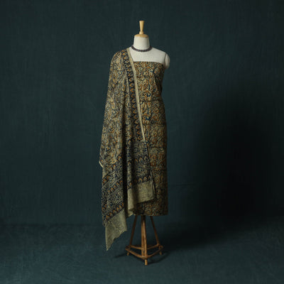 Pedana hand block print natural dyed cotton kalamkari 2pc