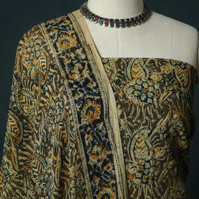 Pedana hand block print natural dyed cotton kalamkari 2pc
