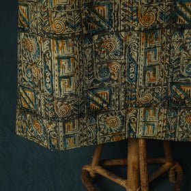 Pedana hand block print natural dyed cotton kalamkari 2pc