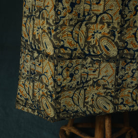 Pedana hand block print natural dyed cotton kalamkari 2pc