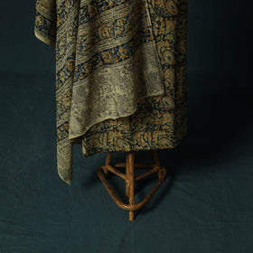 Pedana hand block print natural dyed cotton kalamkari 2pc