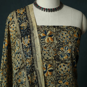 Pedana hand block print natural dyed cotton kalamkari 2pc