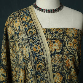 Pedana hand block print natural dyed cotton kalamkari 2pc