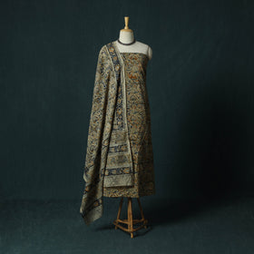 Pedana hand block print natural dyed cotton kalamkari 2pc