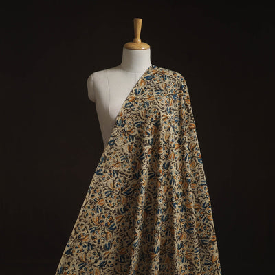 Pedana hand block print natural dyed cotton kalamkari