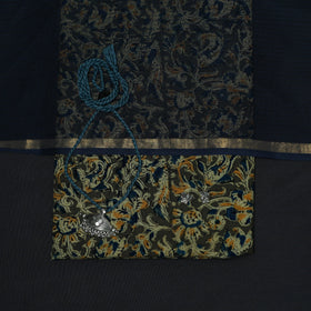 Pedana kalamkari hand block print natural dyed cotton 2pc