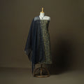 Pedana kalamkari hand block print natural dyed cotton 2pc
