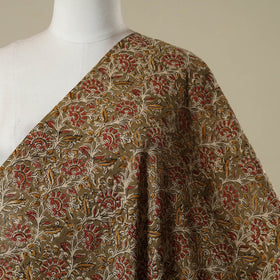 Pedana natural dyed cotton kalamkari fabric 03 - handcrafted