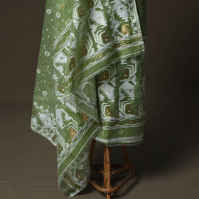 Phulia jamdani silk cotton 2pc unstitched dress material 09