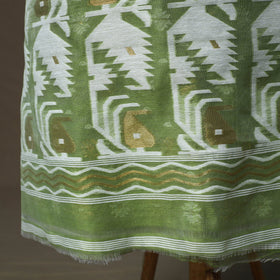 Phulia jamdani silk cotton 2pc unstitched dress material 09