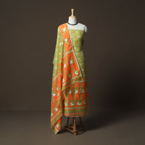 Phulia jamdani silk cotton 2pc unstitched dress material 22