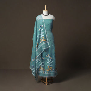 Phulia jamdani silk cotton 2pc unstitched dress material 39