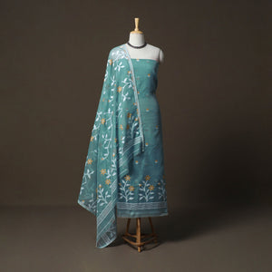 Phulia jamdani silk cotton 2pc unstitched dress material 41