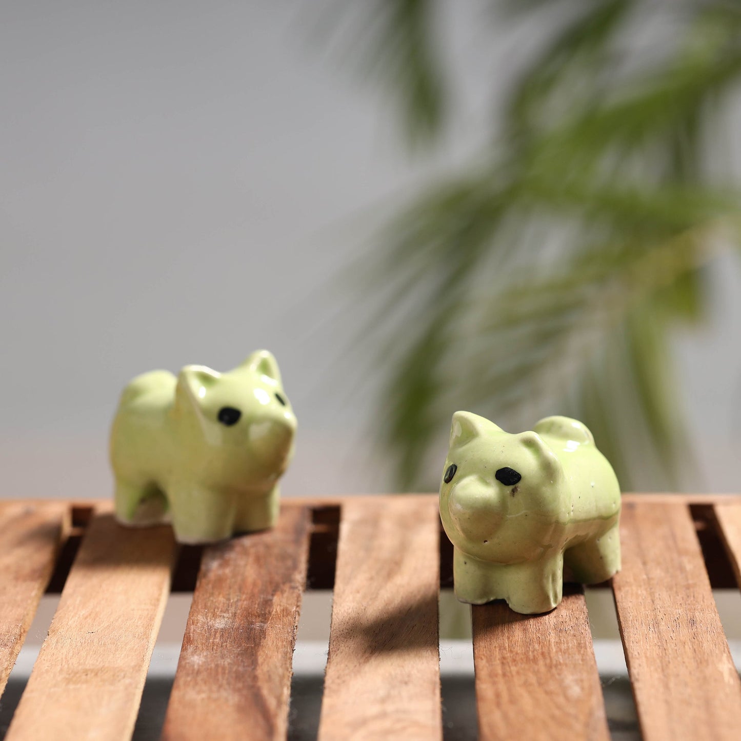  Handcrafted Ceramic Toys (Set of 2) 