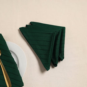 Pintuck plain table napkin (set of 4) 05 - handcrafted