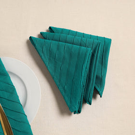 Pintuck plain table napkin (set of 4) 08 - handcrafted