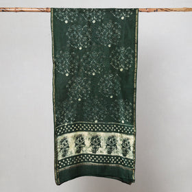  Pipad Block Printed Chanderi Silk Handloom Stole 