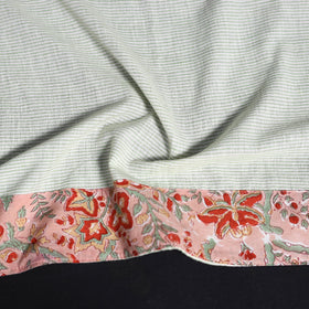 Plain cotton blouse piece 54 - handcrafted