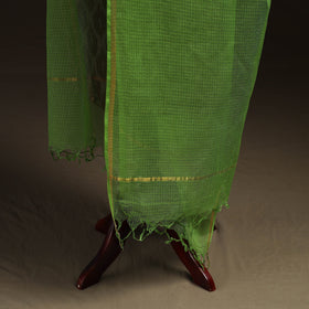 Plain cotton kota doria dupatta 18 - handcrafted