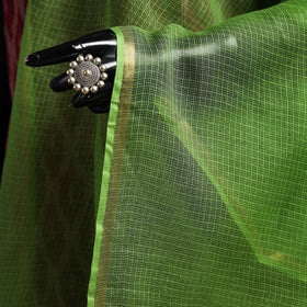 Plain cotton kota doria dupatta 18 - handcrafted
