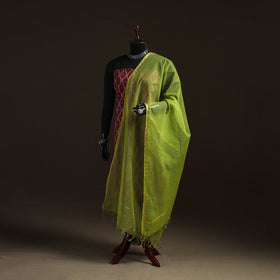 Plain cotton kota doria dupatta 22 - handcrafted