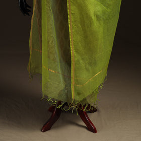 Plain cotton kota doria dupatta 22 - handcrafted