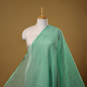 Green - plain cotton kota doria fabric 14 - handcrafted