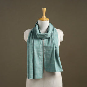 Green Plain Cotton Stole