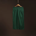 Green - plain flex cotton elasticated palazzo 03