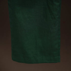 Green - plain flex cotton elasticated palazzo 03