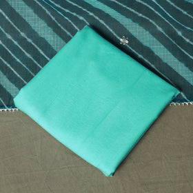 Plain kota doria cotton zari work 3pc unstitched dress