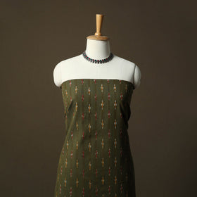 Pochampally ikat cotton 2pc unstitched dress material kurta