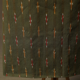 Pochampally ikat cotton 2pc unstitched dress material kurta