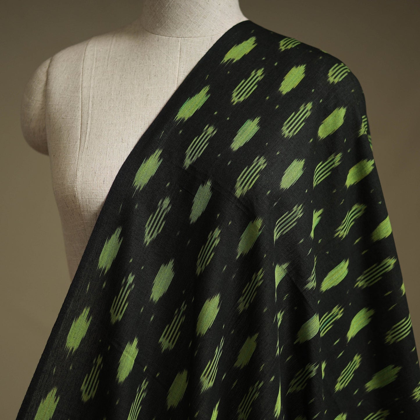 Pochampally ikat cotton fabric 05 - handcrafted