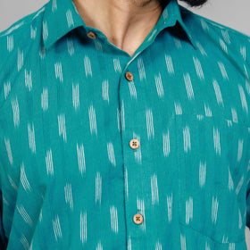 Buy Pochampally Ikat Cotton Men Full Sleeve Shirt Online at iTokri.com