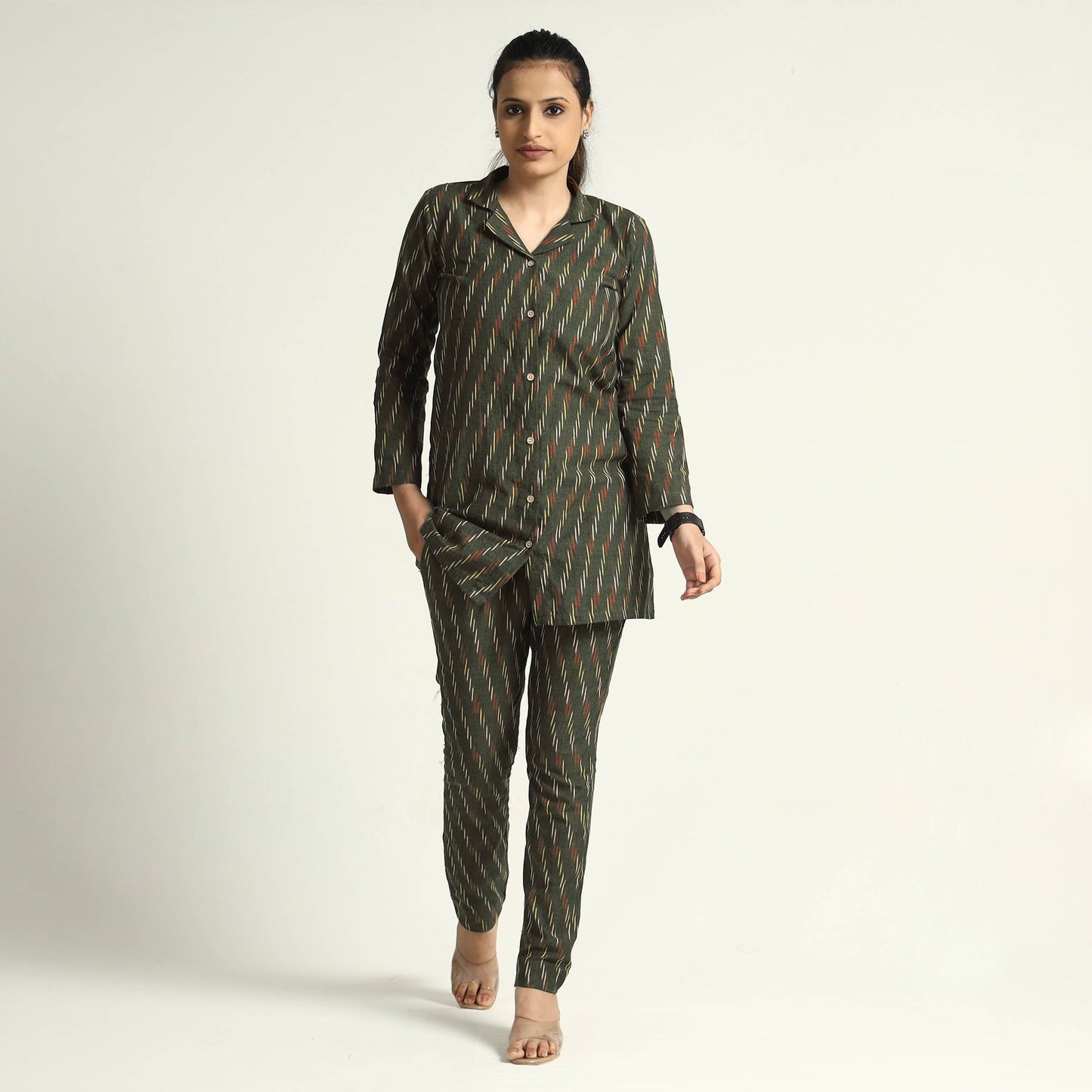 Buy Pochampally Ikat Cotton Co-Ord Set Online at iTokri.com