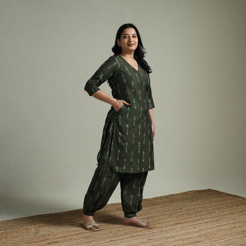 Pochampally ikat cotton co-ord set for women 14