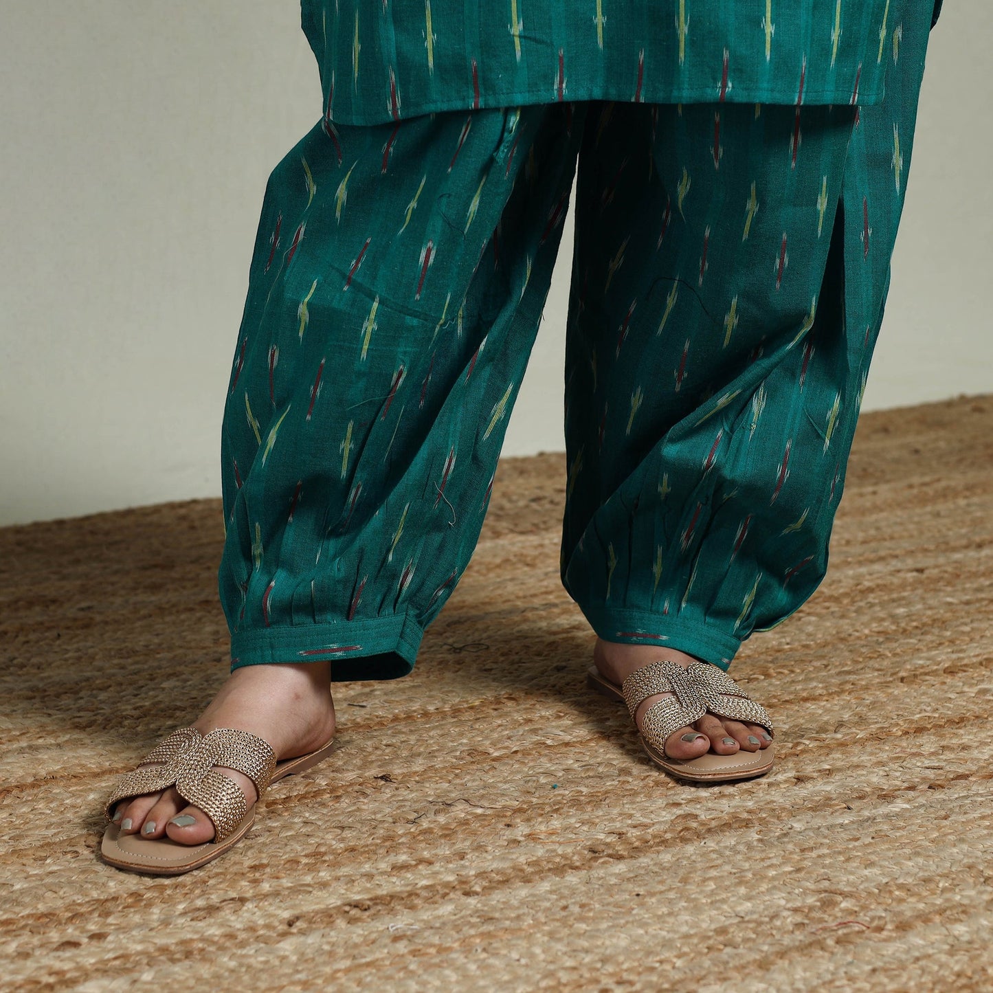 Pochampally ikat cotton co-ord set for women 15