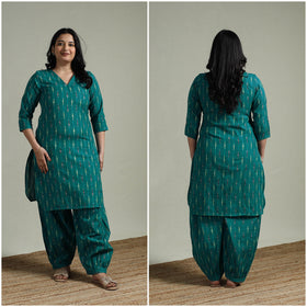 Pochampally ikat cotton co-ord set for women 15