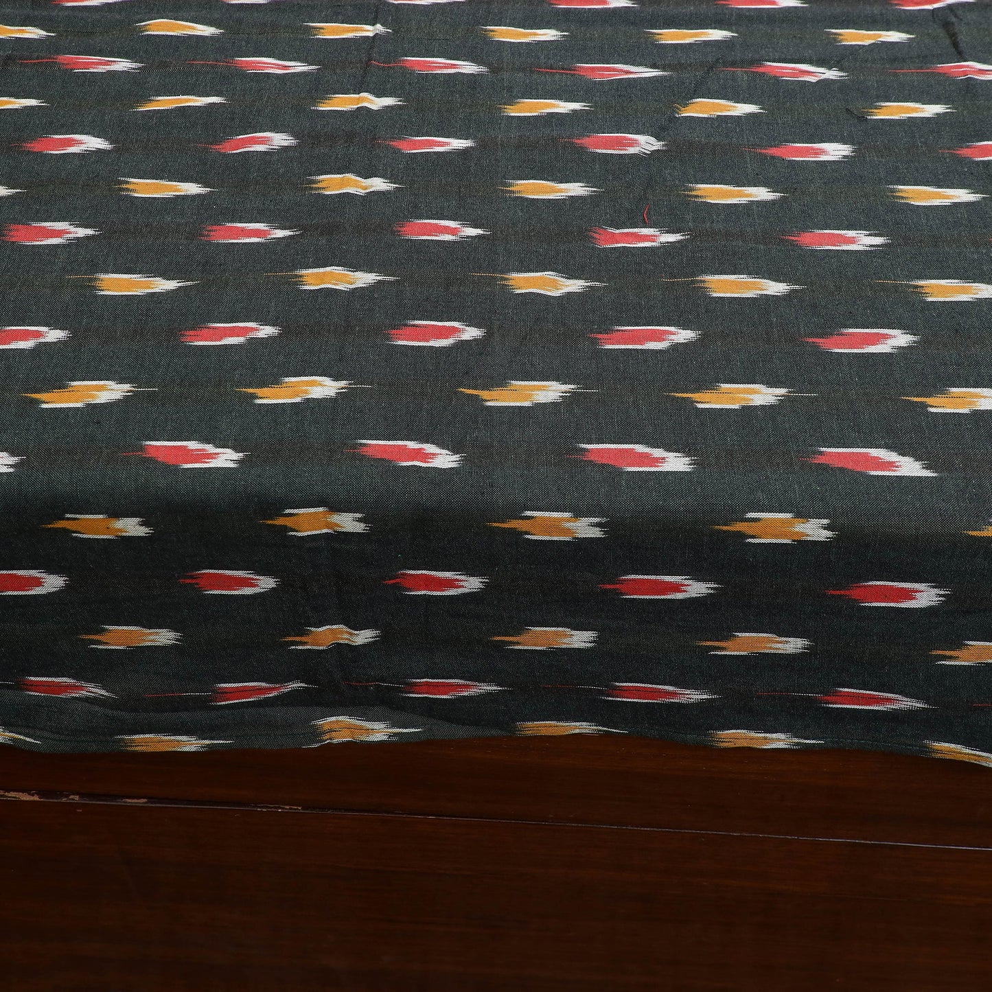 Pochampally Ikat with Sanganeri Patch Cotton Bedsheet Set