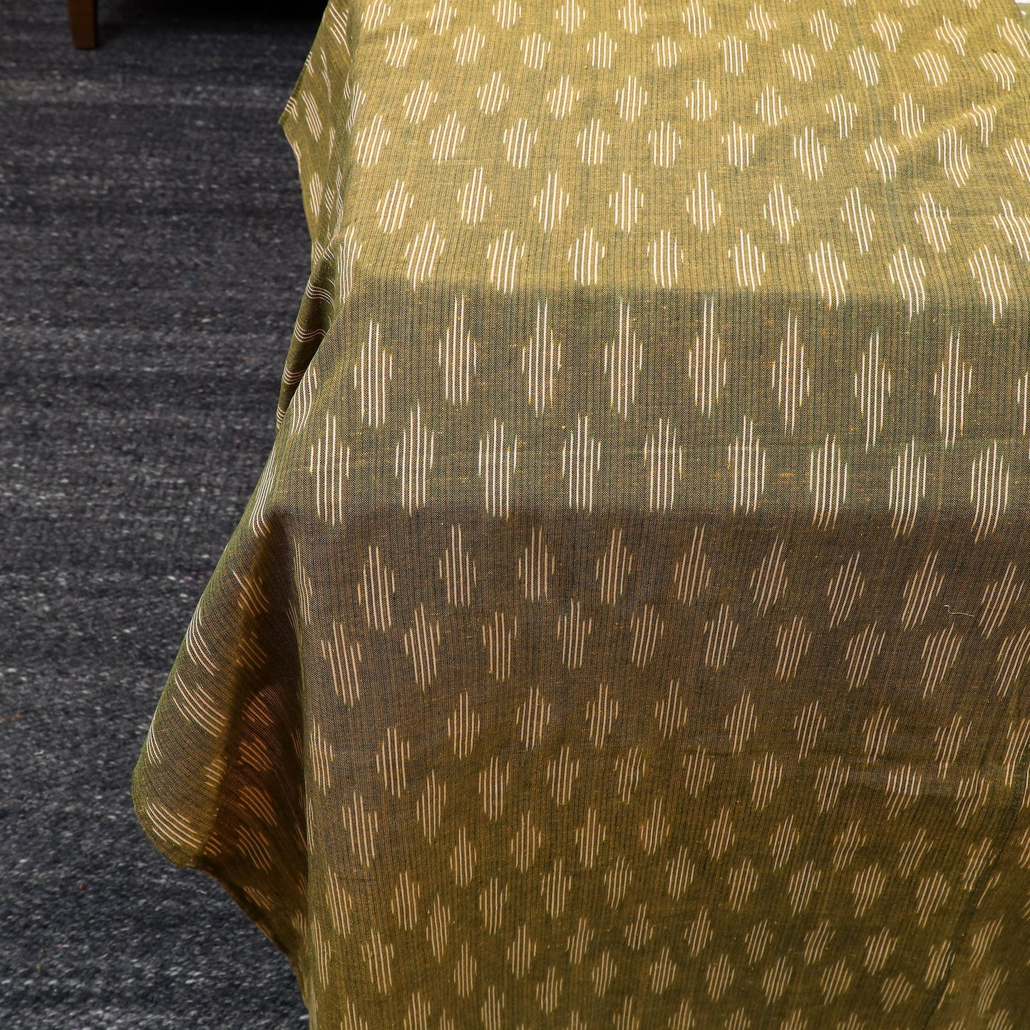 Pochampally Ikat with Sanganeri Patch Cotton Bedsheet Set