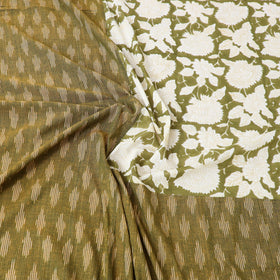 Pochampally Ikat with Sanganeri Patch Cotton Bedsheet Set