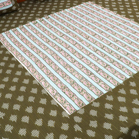 Pochampally Ikat with Sanganeri Patch Cotton Bedsheet Set