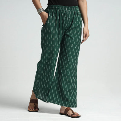 Buy Kalamkari Block Printed Cotton Elasticated Palazzo Online at iTokri.com