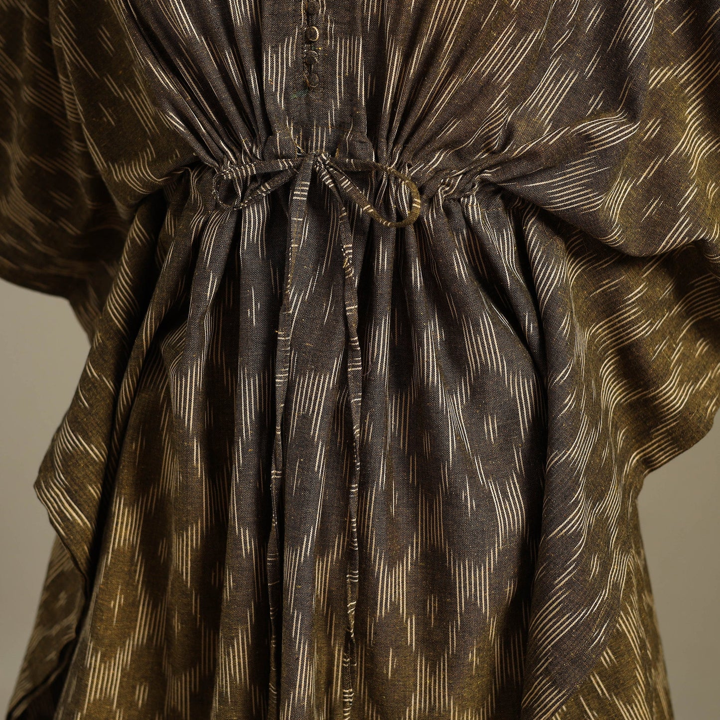 Pochampally Ikat Weave Cotton Kaftan (Medium)