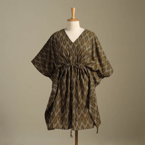 Pochampally Ikat Weave Cotton Kaftan (Medium)