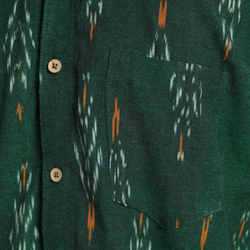 Buy Pochampally Ikat Weave Cotton Men Full Sleeve Shirt 29 Online at iTokri.com