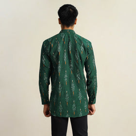 Buy Pochampally Ikat Weave Cotton Men Full Sleeve Shirt 29 Online at iTokri.com